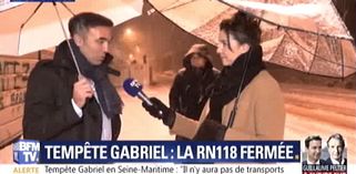 Les parapluies de Covico pour BFMTV